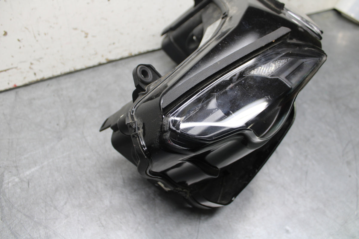 08-13 DUCATI 848 EVO FRONT HEADLIGHT HEAD LIGHT LAMP BB667
