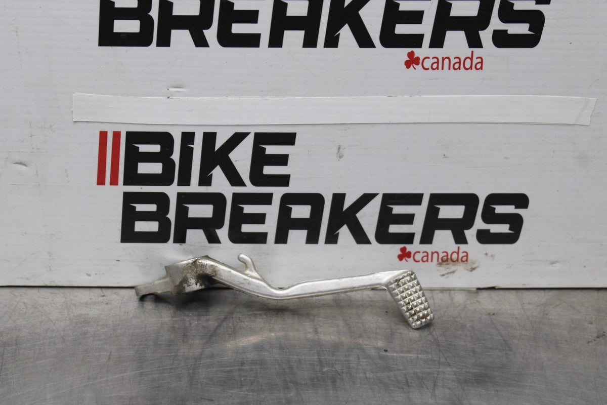 05-06 KAWASAKI NINJA ZX6R RIGHT REARSET BRAKE FOOT PEDAL BB877