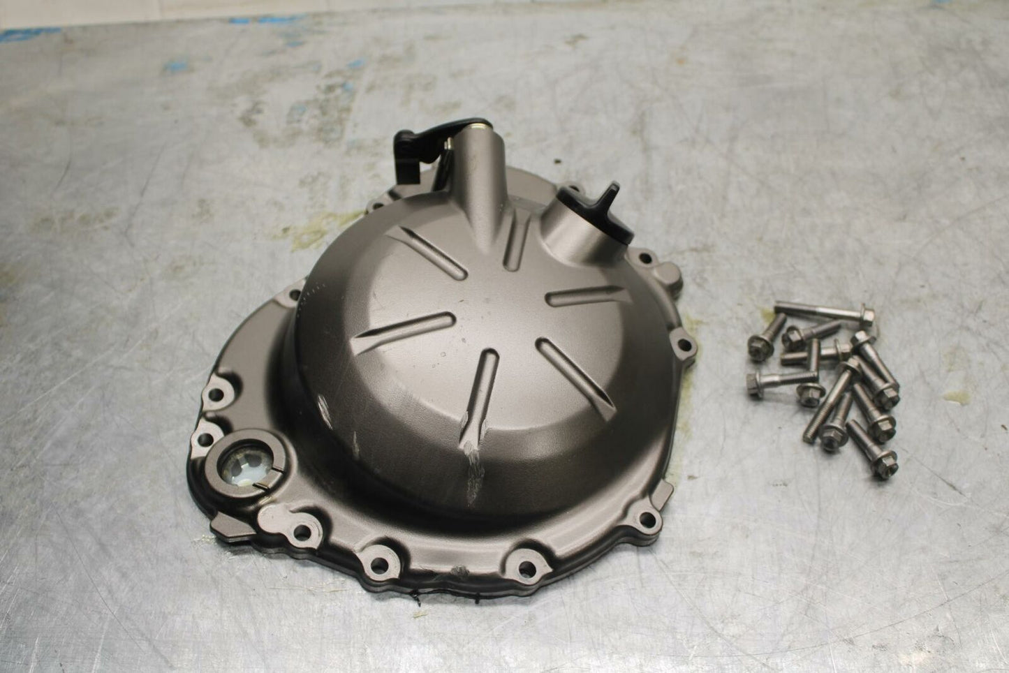 19-20 KAWASAKI NINJA ZX6R ZX636 CLUTCH SIDE ENGINE MOTOR COVER BB419