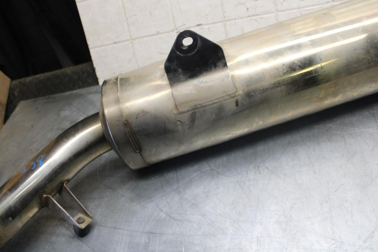 2016 Suzuki Bandit 1250S GSF1250SA ABS EXHAUST PIPE MUFFLER SLIP ON CAN  BB509