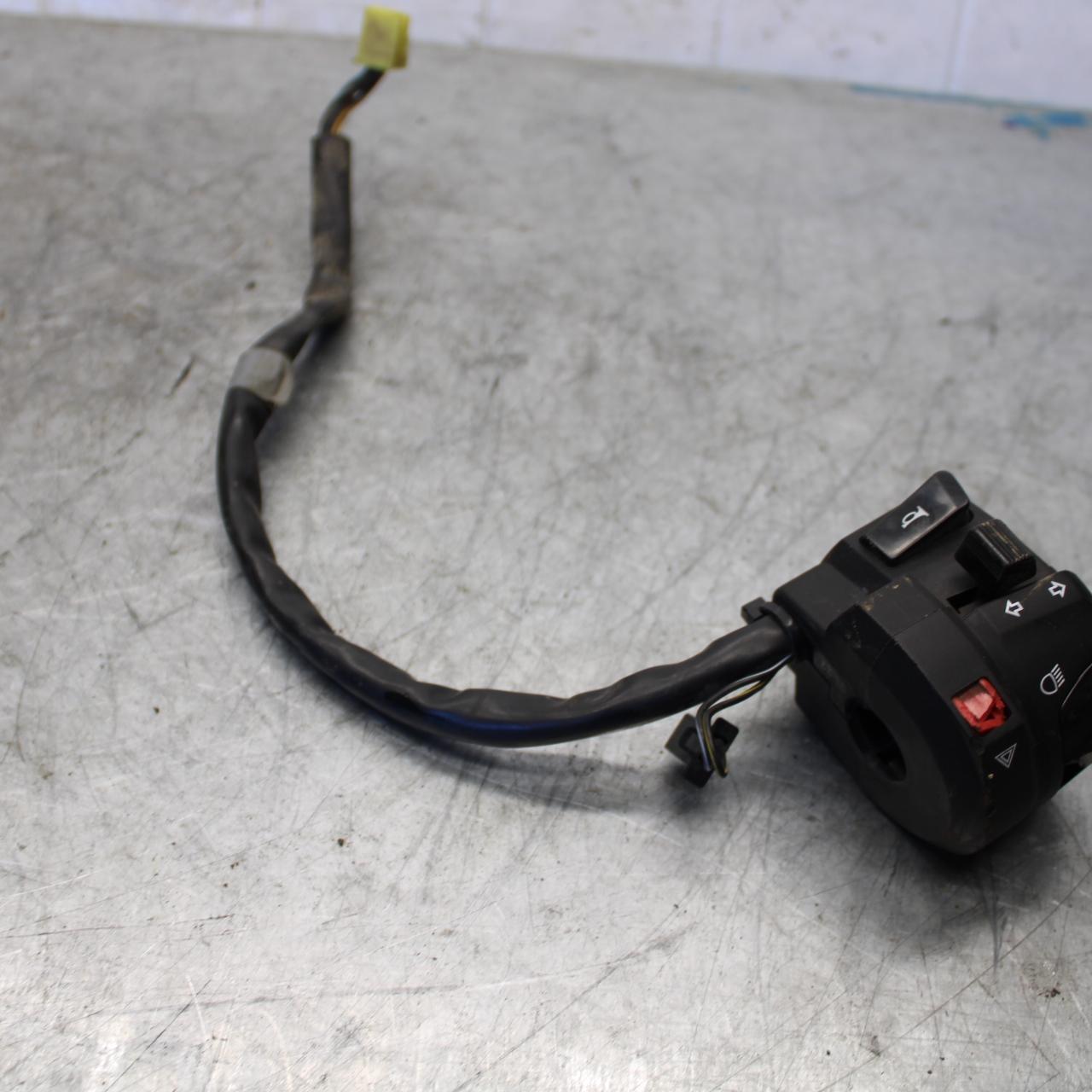 08-10 SUZUKI GSXR600 LEFT CLIP ON HANDLE HORN SIGNALS SWITCH SWITCHES BB430