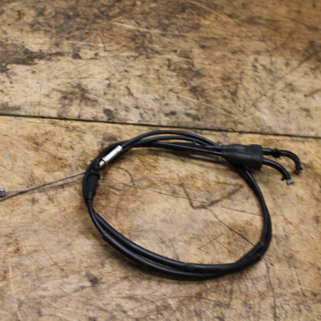 13-18 KAWASAKI NINJA ZX6R THROTTLE CABLES LINES BB349