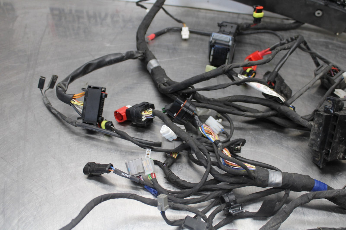 24 APRILIA TUONO V4 1100 FACTORY ABS MAIN ENGINE WIRING HARNESS WIRE LOOM BB887
