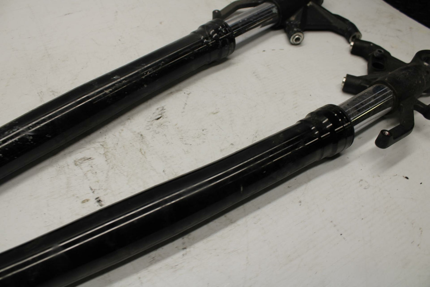 13-18 KAWASAKI NINJA ZX6R FRONT FORKS SHOCK SUSPENSION SET PAIR FOR PARTS  BB353