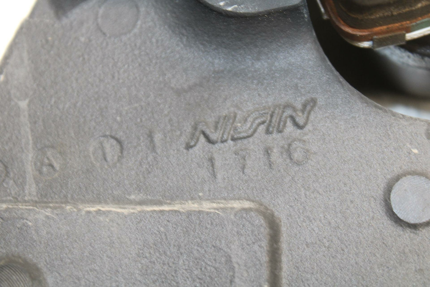 19-20 KAWASAKI NINJA ZX6R REAR BACK BRAKE CALIPER W MOUNT BRACKET BB419