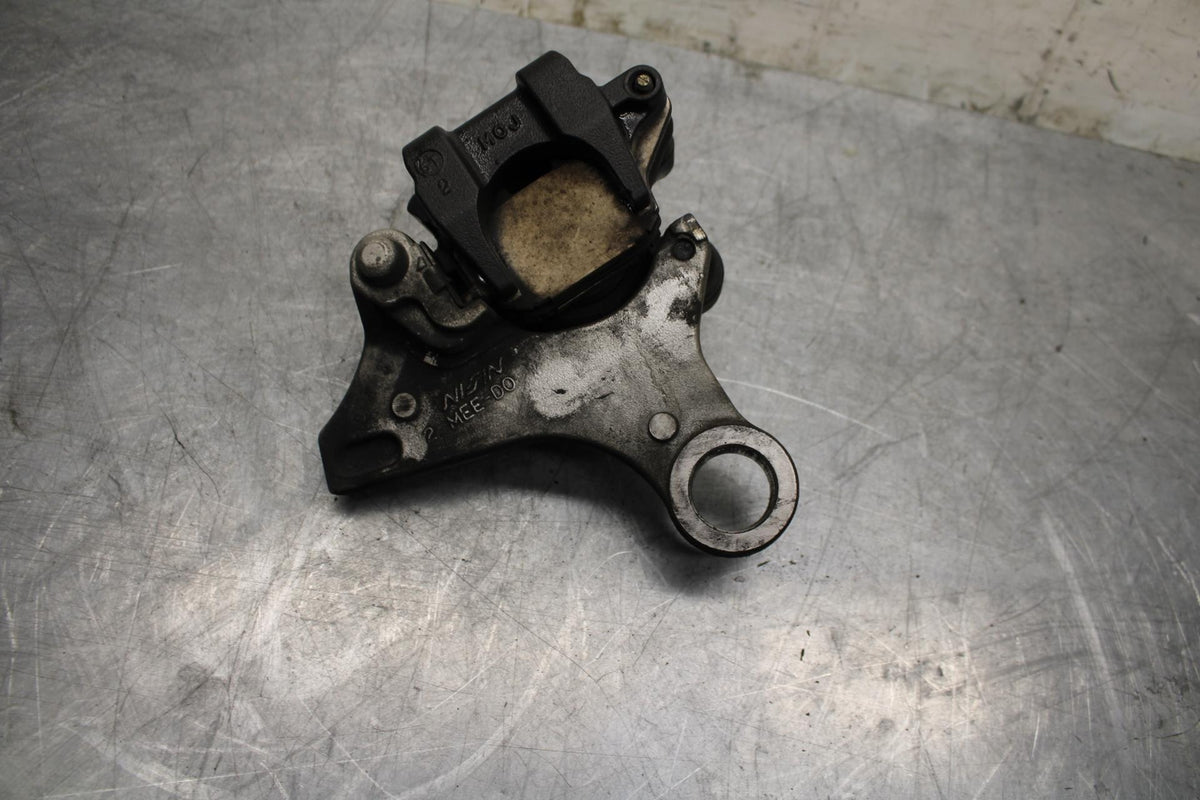 05-06 HONDA CBR600RR REAR BACK BRAKE CALIPER W MOUNT BRACKET BB484