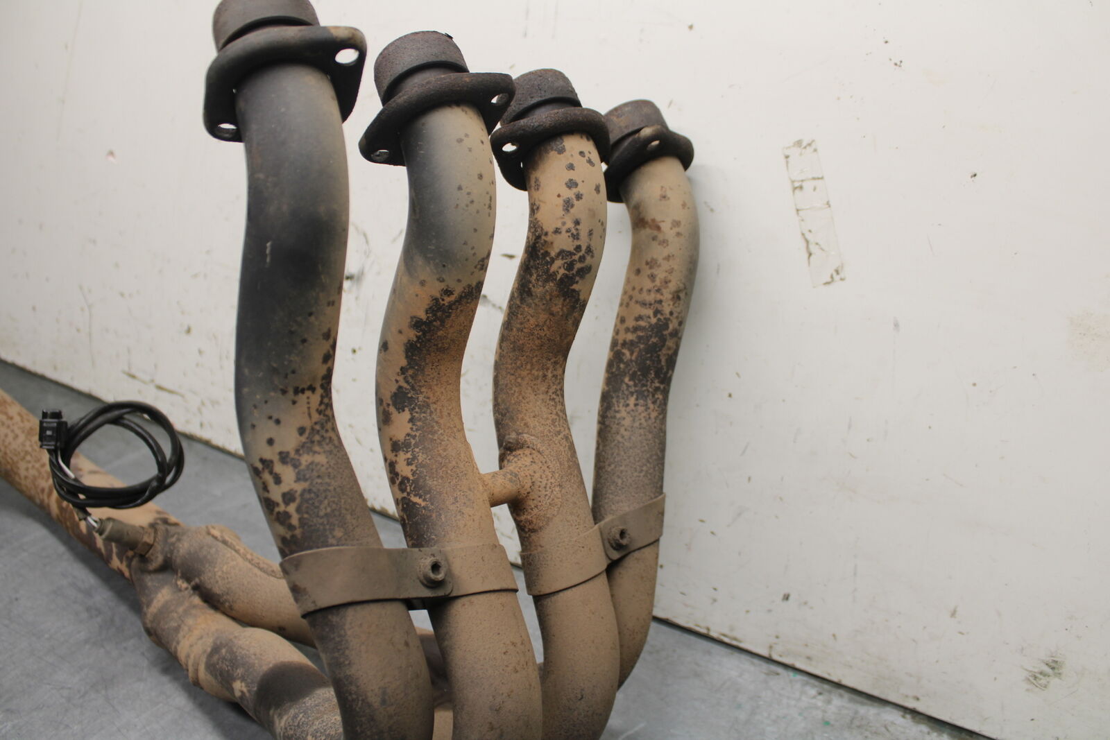 08-09 SUZUKI GSXR600 EXHAUST HEADER PIPES MANIFOLD BB728