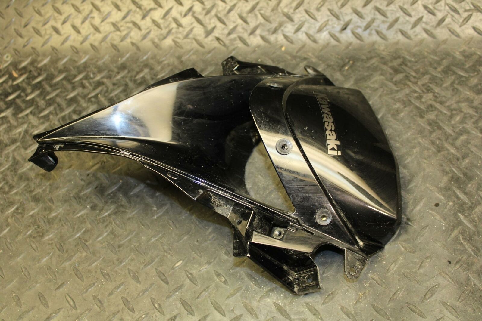 09-12 KAWASAKI NINJA ZX6R ZX600R FRONT CENTER COWL FAIRING 55028-0290-H8 BB189