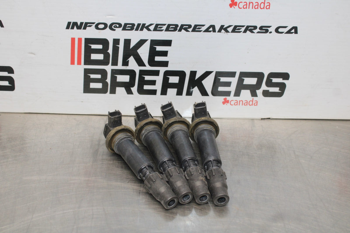 06-07 SUZUKI GSXR 600 IGNITION COILS COIL SPARK PLUG CAPS BB848