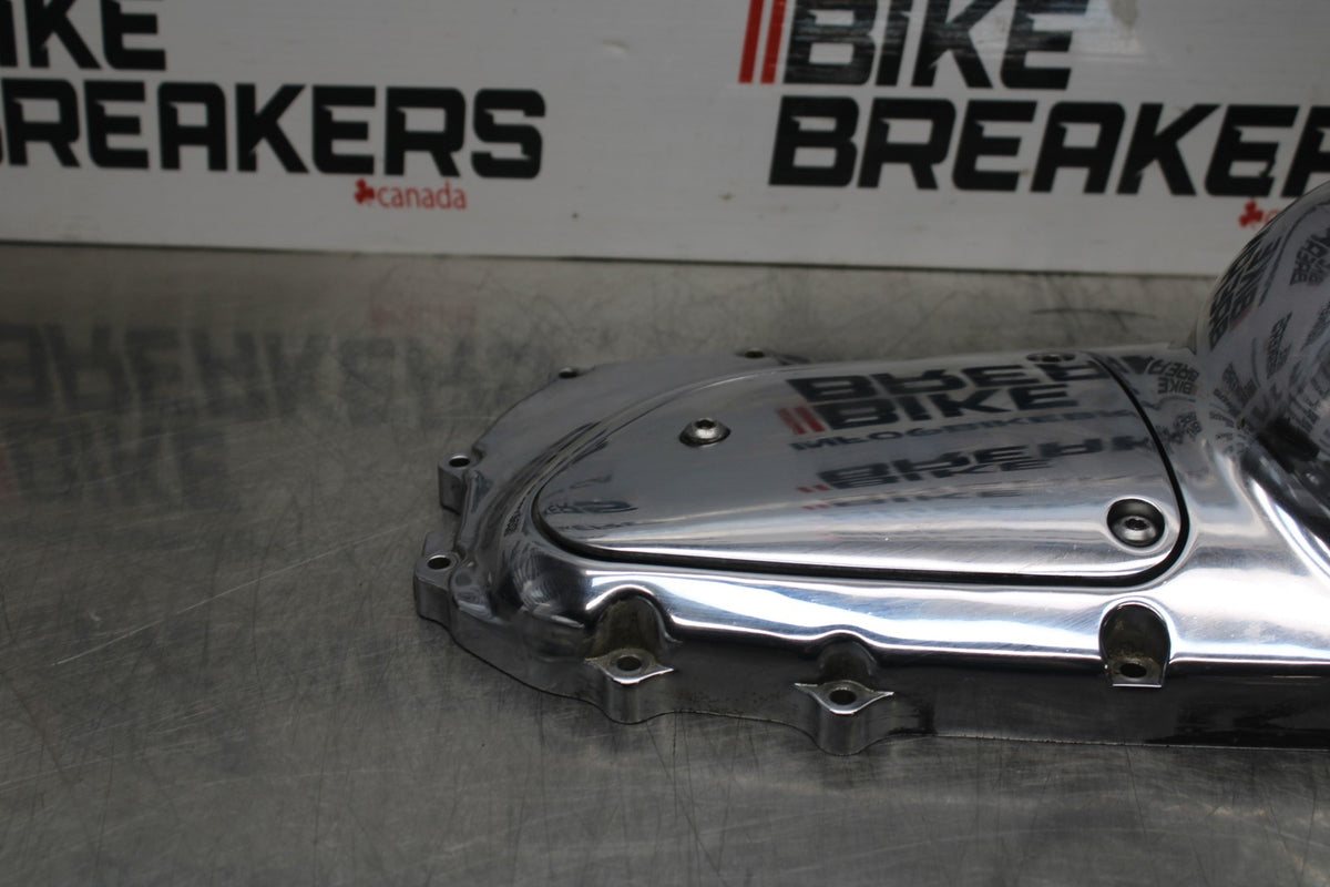 03-08 KAWASAKI VULCAN 1600 CLUTCH SIDE ENGINE MOTOR COVER BB196