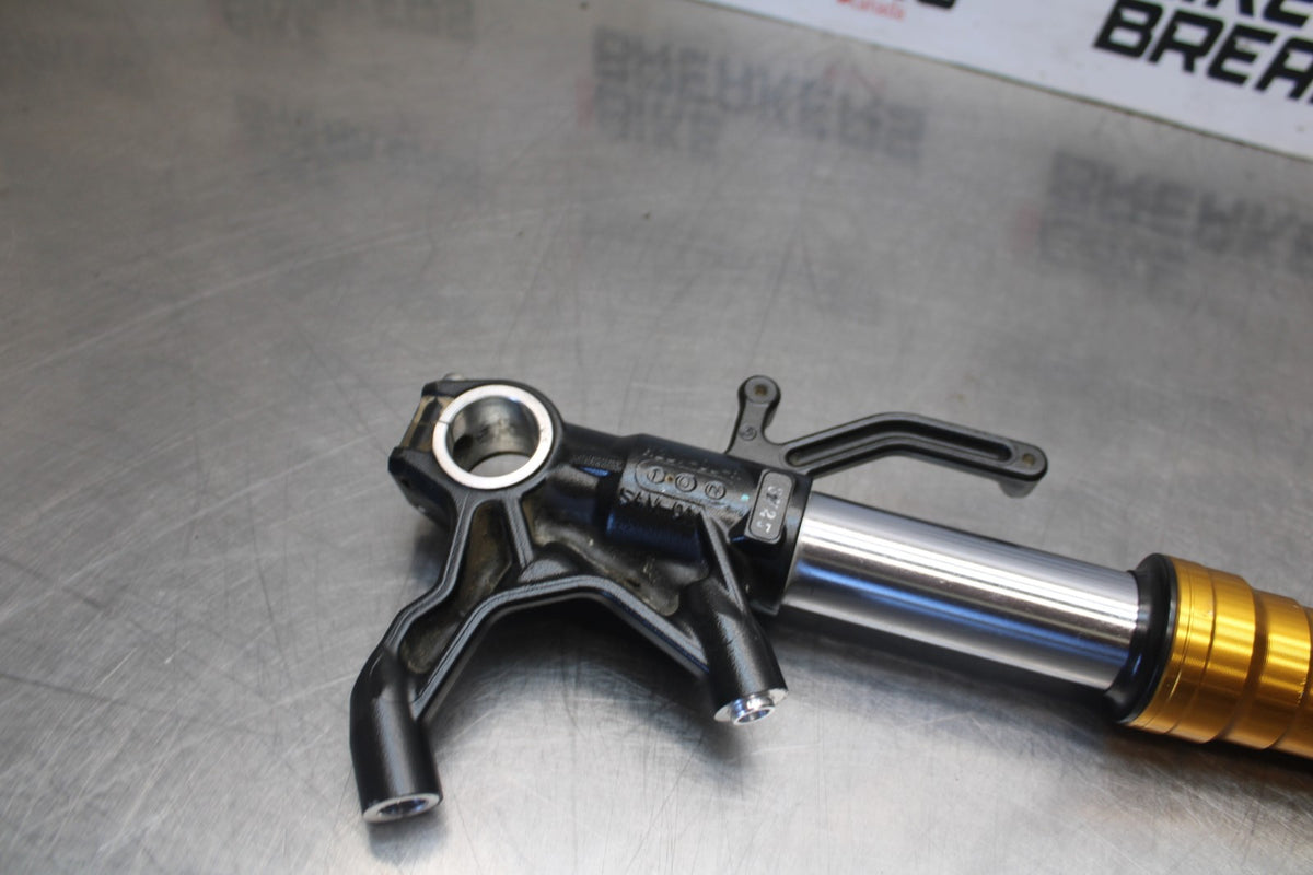 24 KAWASAKI NINJA ZX6R ZX636 ABS 40TH ANNIVERSARY RIGHT FRONT FORK SHOCK BB911