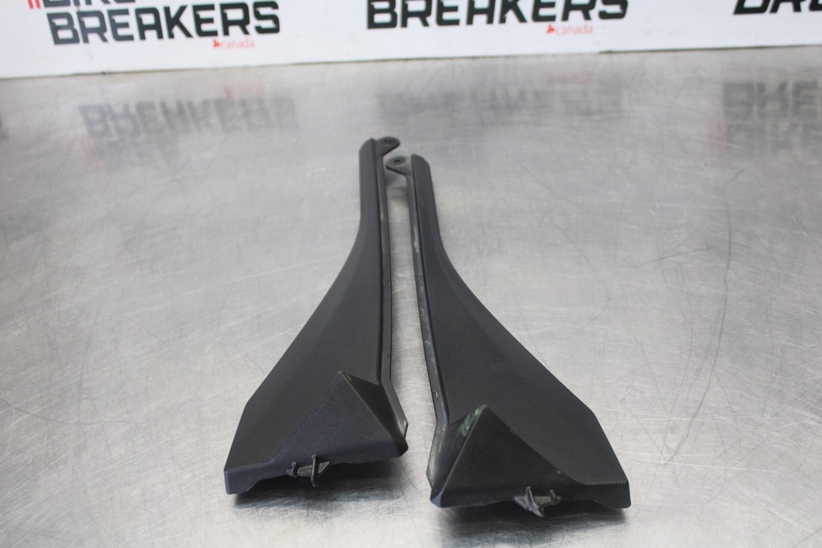 08 KAWASAKI NINJA ZX10R RIGHT LEFT INNER FAIRINGS COWLS PANELS TRIMS BB902