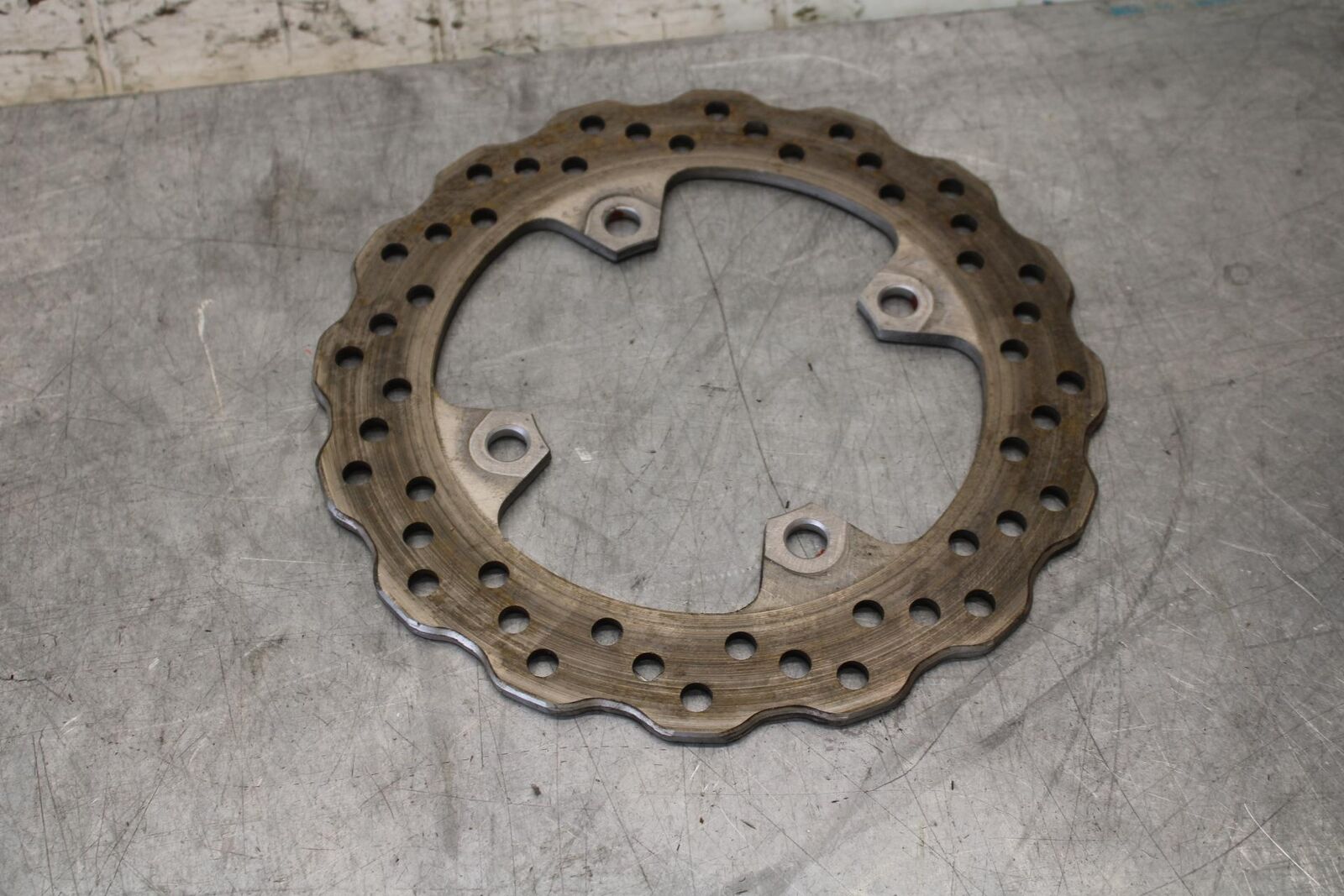 2011 Kawasaki Ninja ZX10R ZX1000K ABS REAR ROTOR BACK DISC 41080-0211  BB555