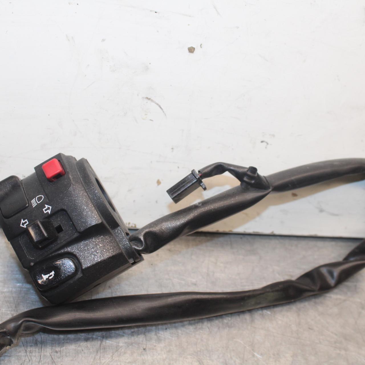 12-17 KAWASAKI ER-6N Z650 LEFT CLIP ON HANDLE HORN SIGNALS SWITCH  BB607