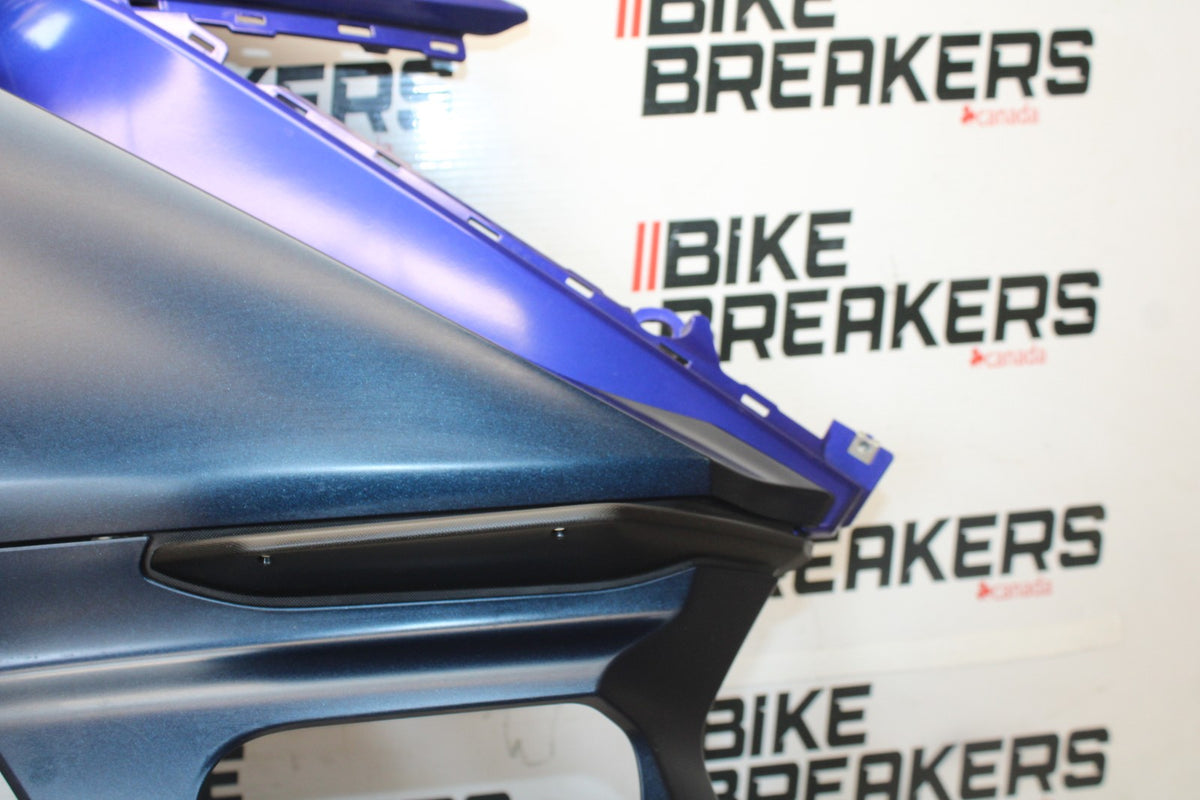 23 YAMAHA YZF R3 LEFT LOWER MID UPPER SIDE FAIRING COWL BB003