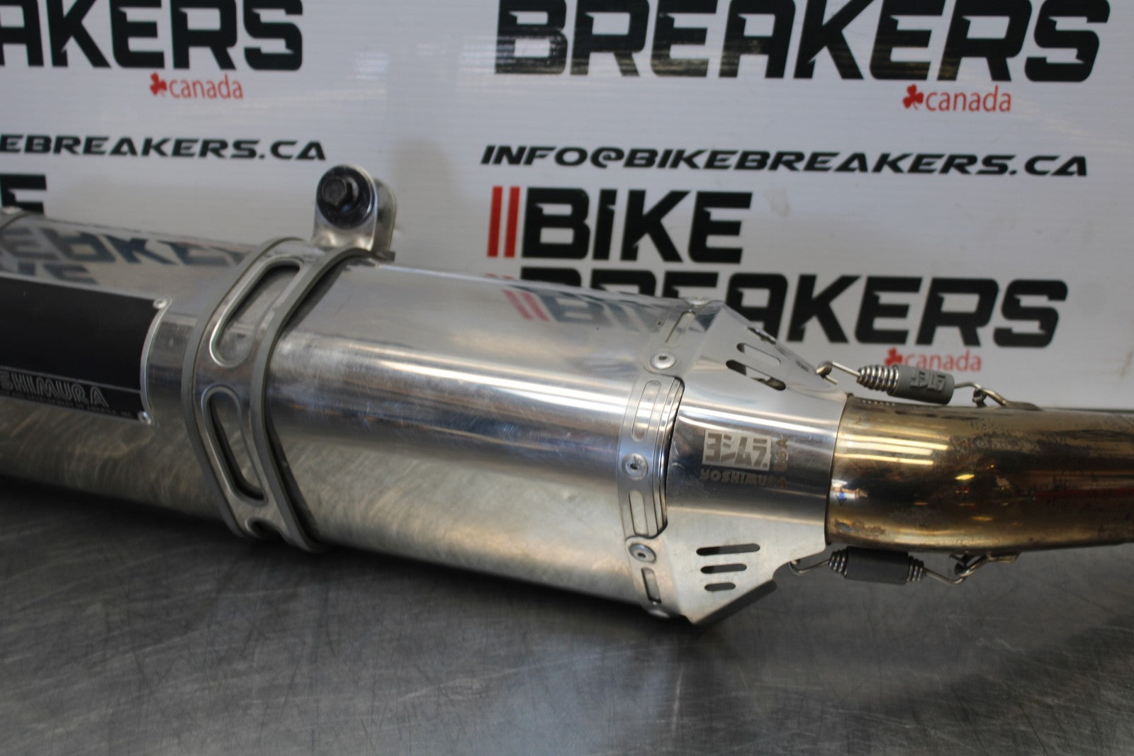 08-10 SUZUKI GSXR 600 YOSHIMURA EXHAUST PIPE MUFFLER SLIP ON CAN SILENCER BB202