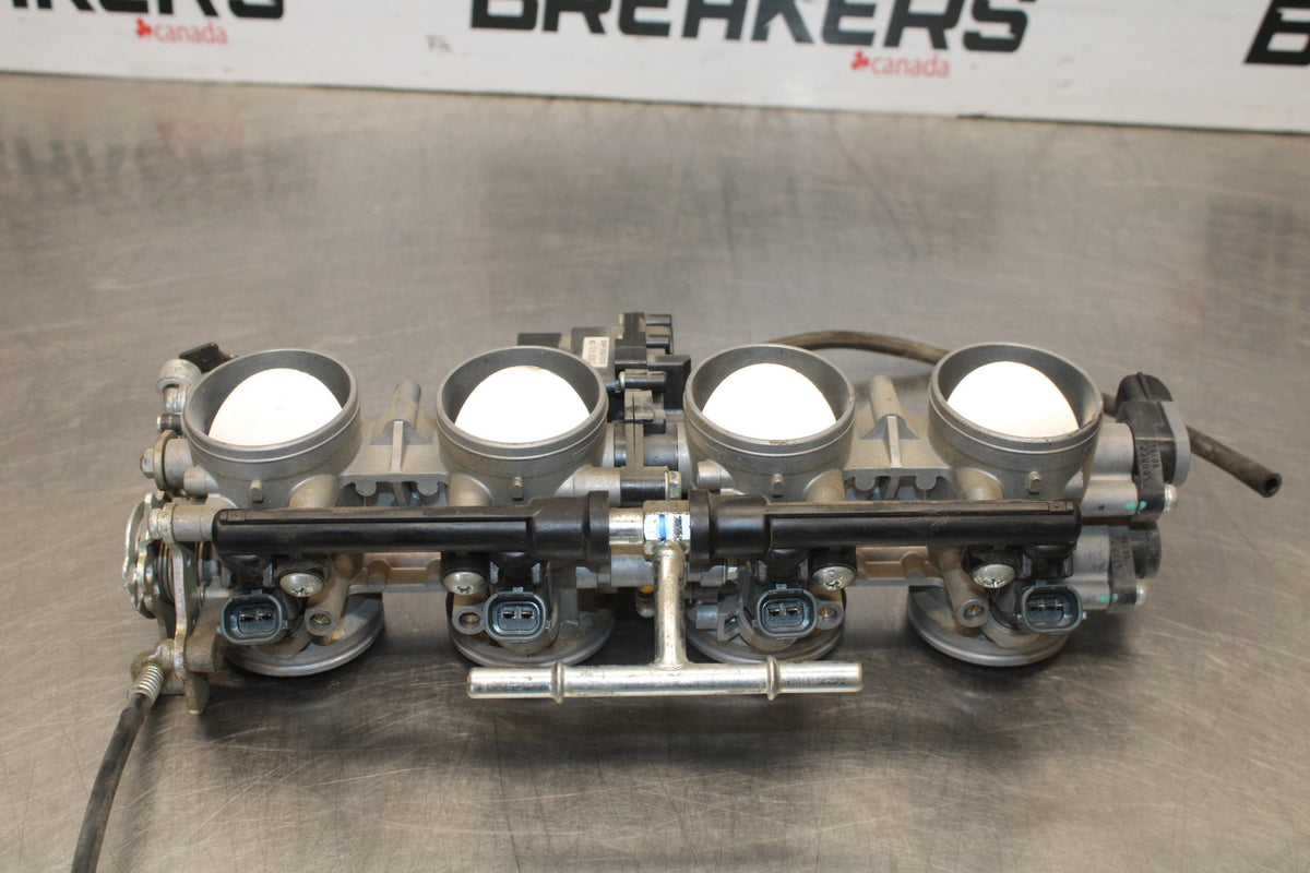 08 KAWASAKI ZX6R MAIN FUEL INJECTORS / THROTTLE BODIES BB896