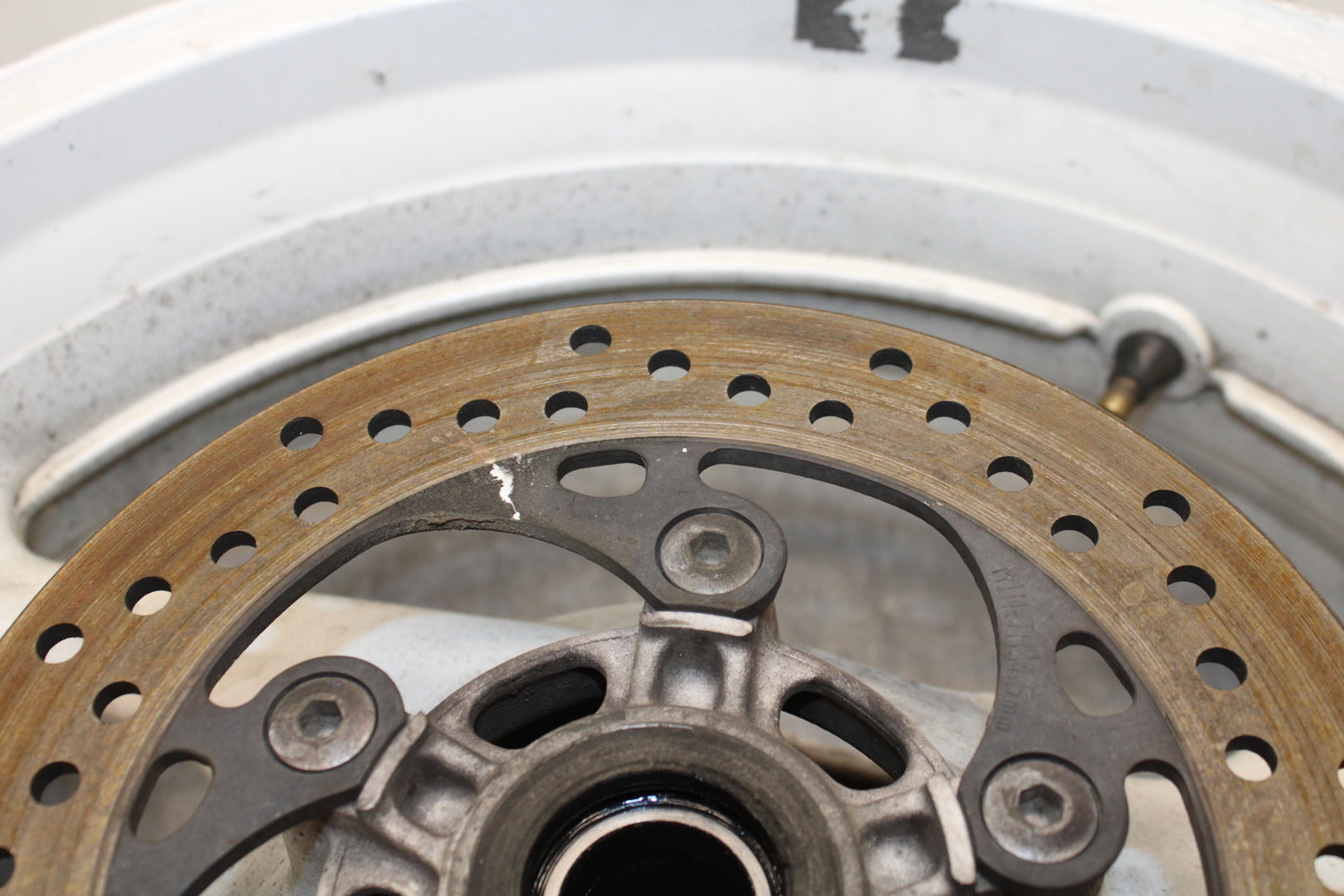 08-10 SUZUKI GSXR 600 REAR WHEEL BACK RIM BB753