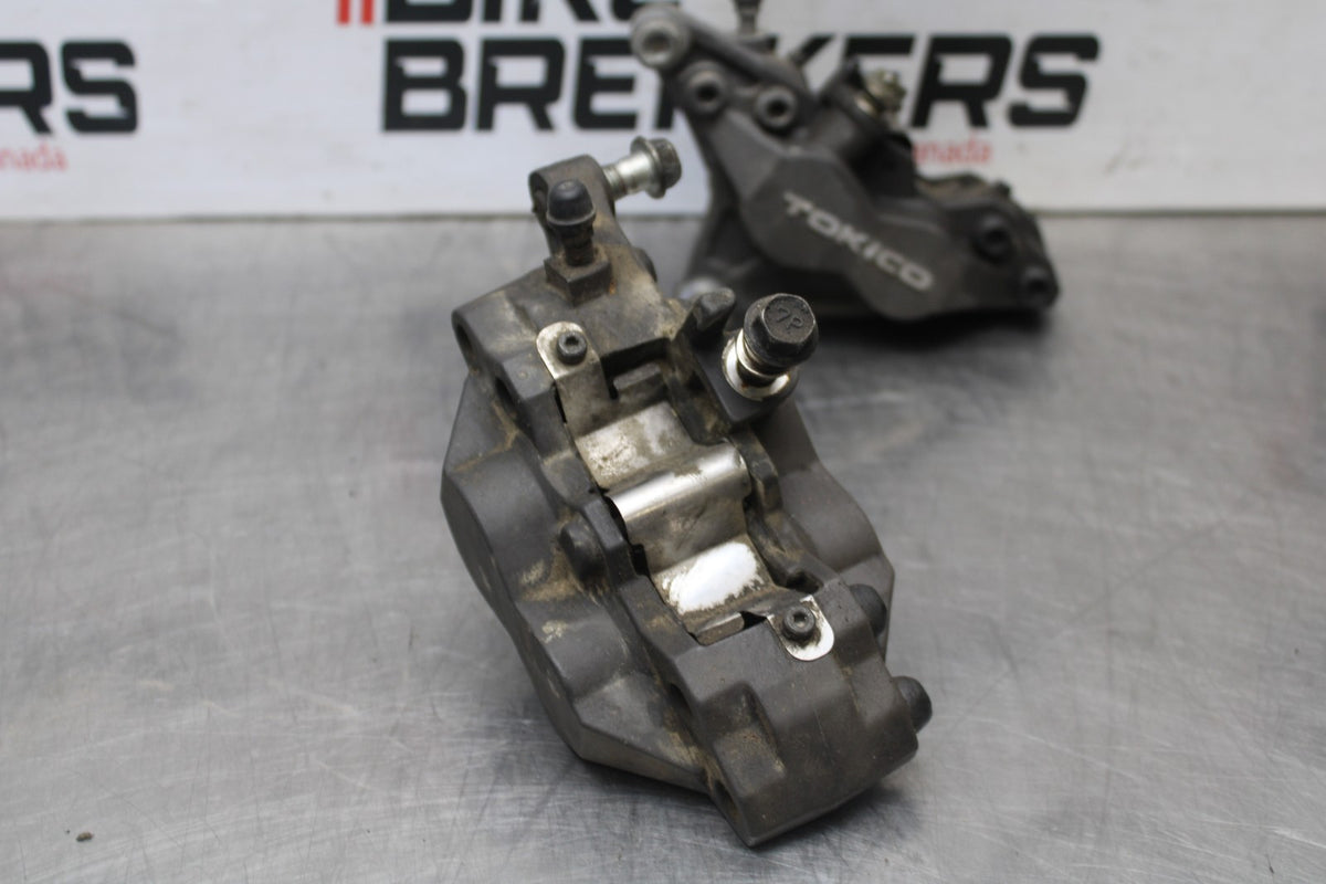 97-00 SUZUKI GSXR600 SRAD RIGHT LEFT FRONT BRAKE CALIPER SET PAIR CALIPERS BB921