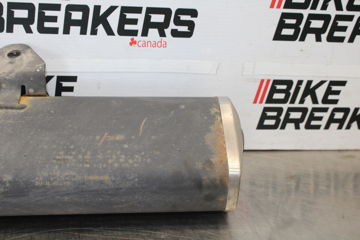 24-25 KAWASAKI NINJA 500 ABS EXHAUST PIPE MUFFLER SLIP ON CAN SILENCER BB899