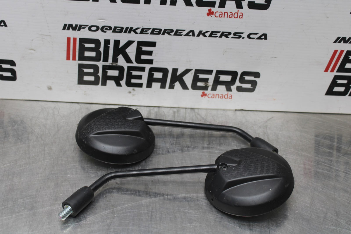 17-19 HONDA GROM 125 RIGHT LEFT SIDE REAR VIEW MIRROR BB800