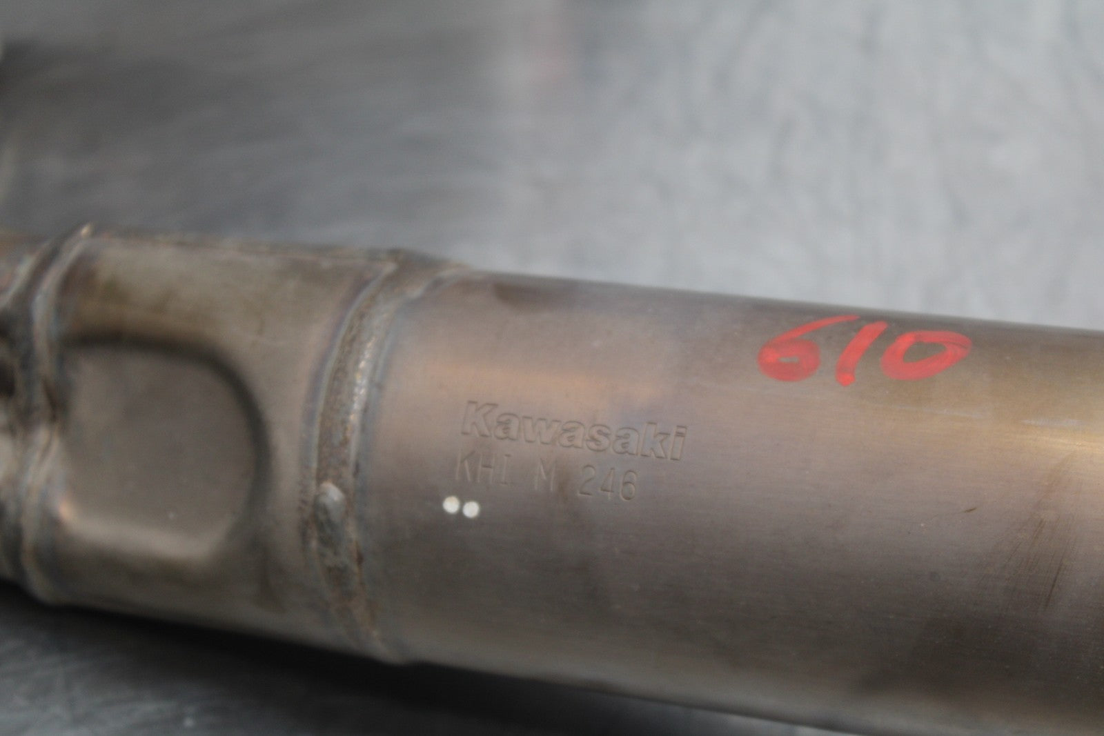 24-25 KAWASAKI NINJA ZX4R FULL EXHAUST SYSTEM HEADERS PIPE MUFFLER BB610