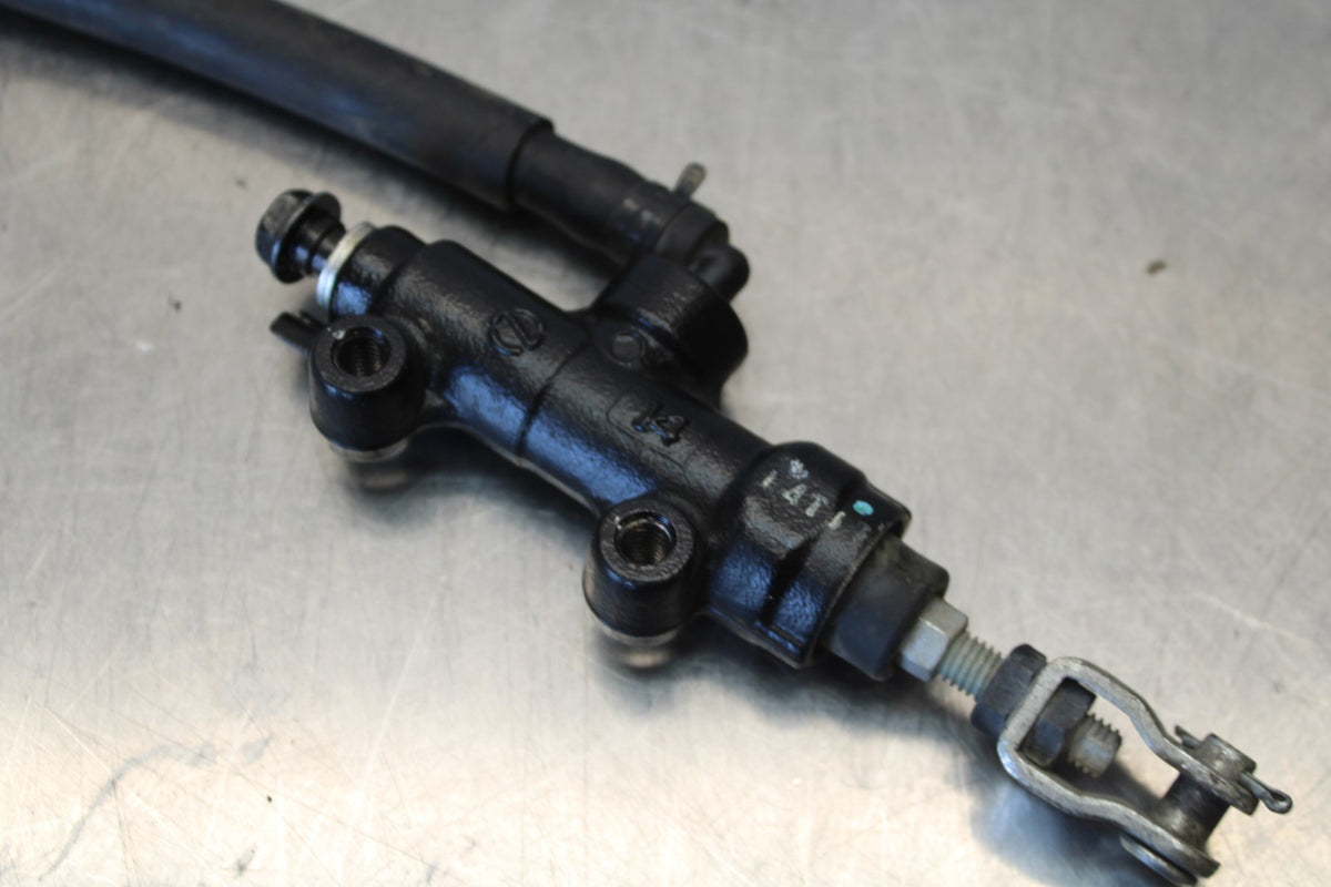 13-17 KAWASAKI NINJA 300 EX300 REAR BACK BRAKE MASTER CYLINDER W RESERVOIR BB189