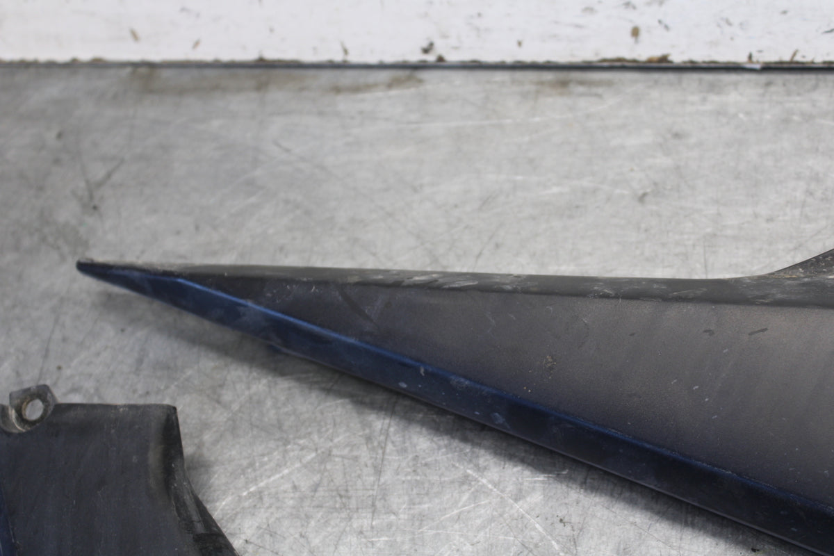 09-15 YAMAHA FZ6R RIGHT LEFT GAS FUEL TANK PANELS COVERS TRIM SET COWLS BB686