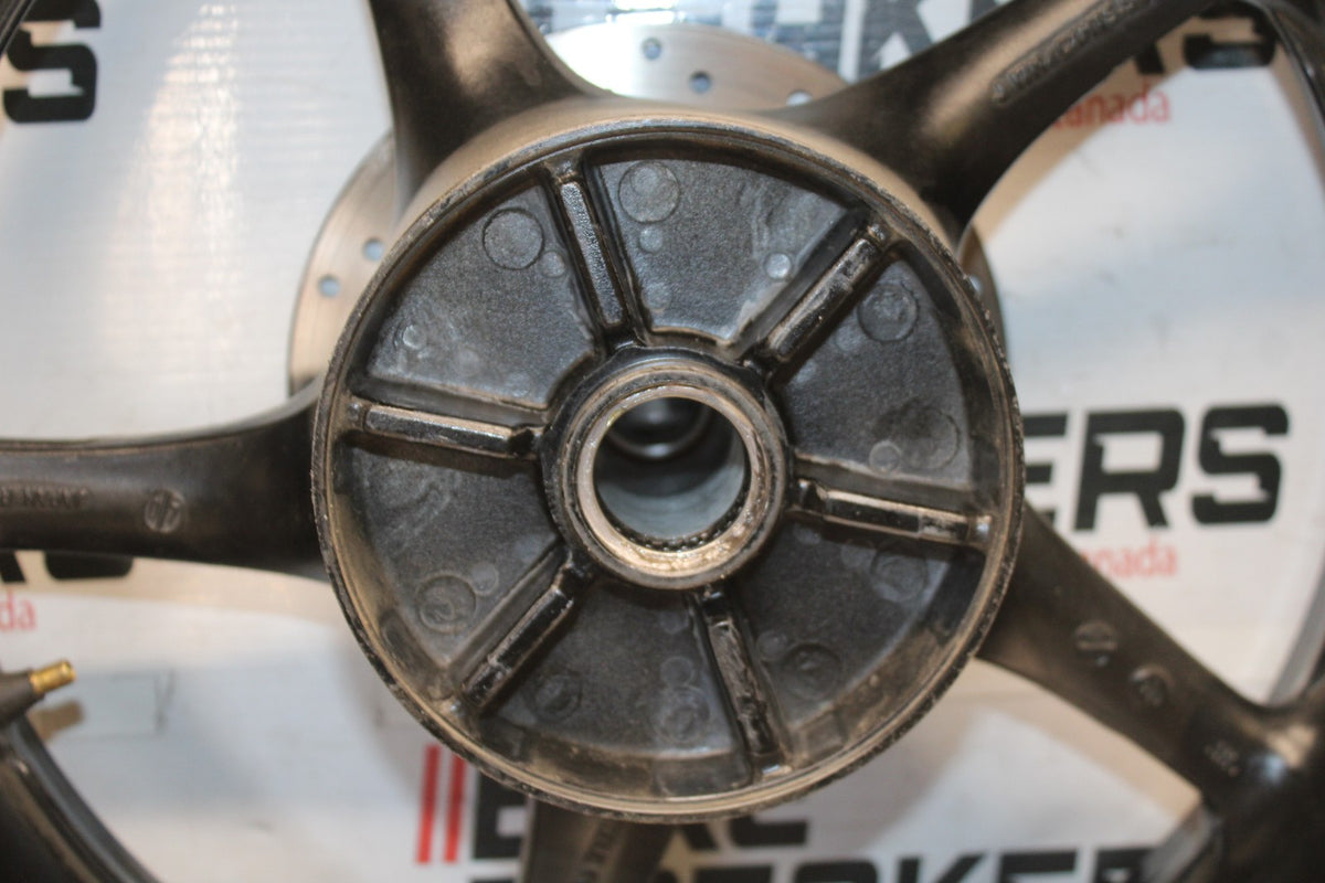 08-16 YAMAHA YZF R6 REAR WHEEL BACK RIM & ROTOR BB929
