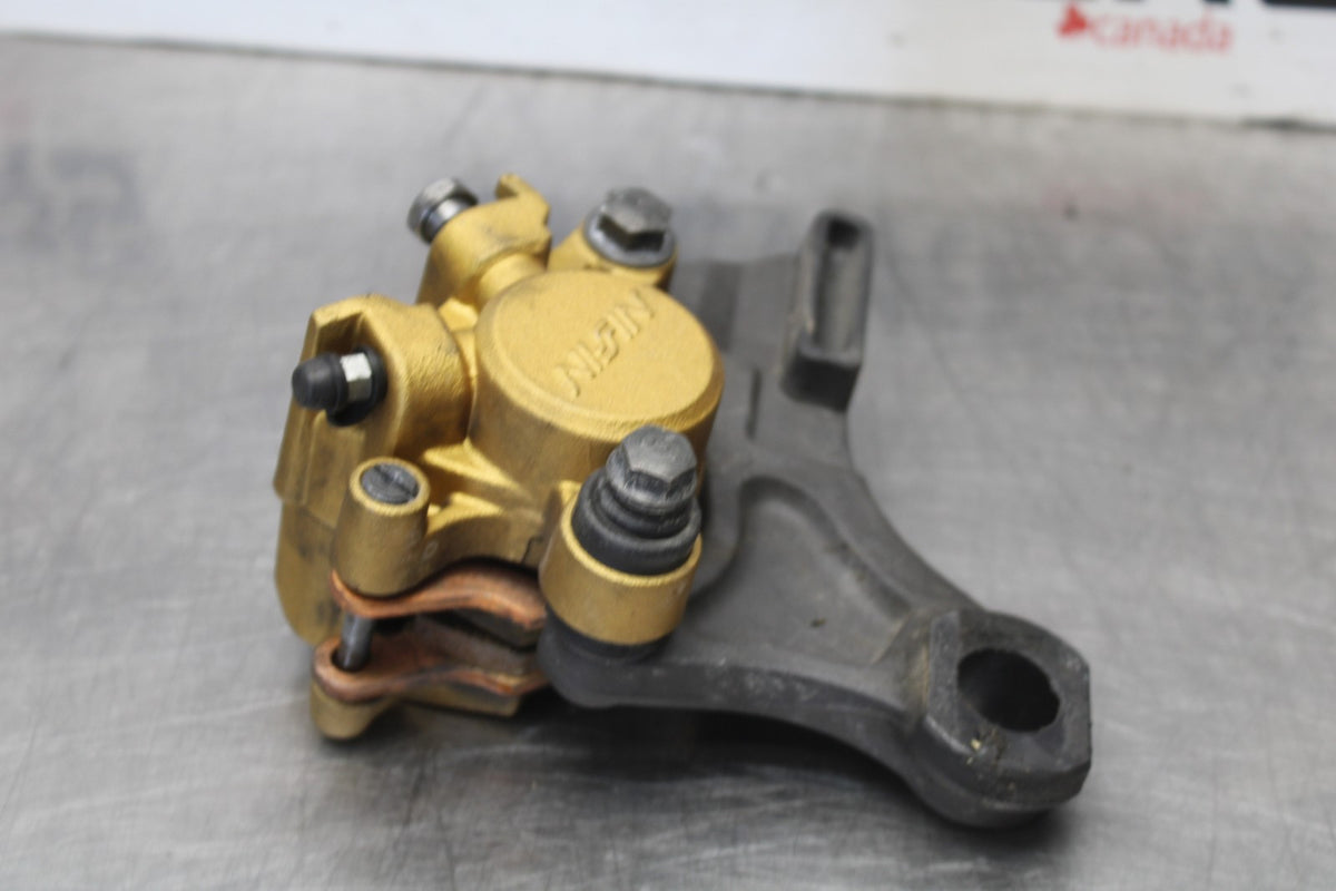 12 TRIUMPH STREET TRIPLE R REAR BACK BRAKE CALIPER W MOUNT BRACKET BB914