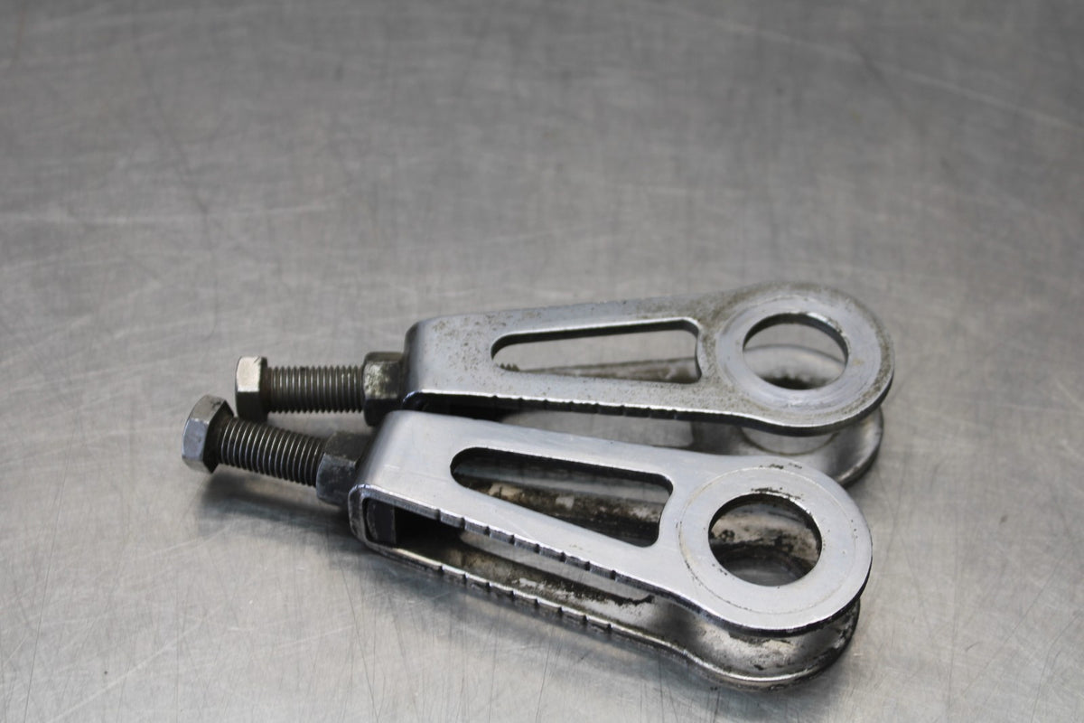 84 HONDA INTERCEPTOR 1000 VF1000F CHAIN TENSIONER ADJUSTMENT BRACKETS BB878