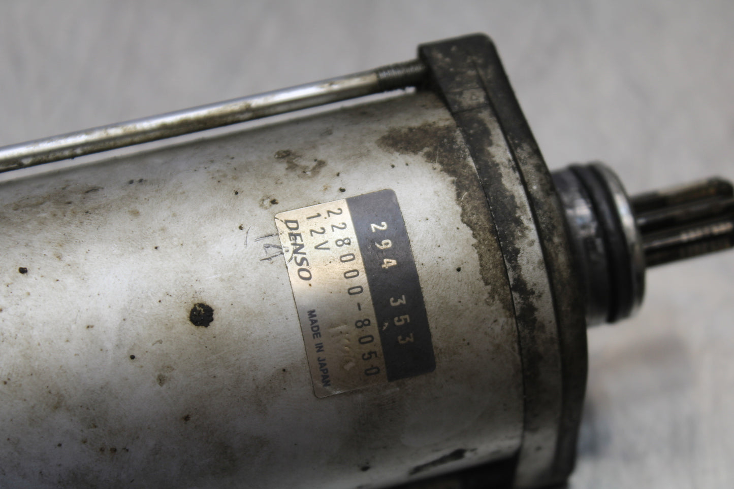 06-12 BMW F800ST ENGINE STARTING STARTER MOTOR -DC 12V BB144