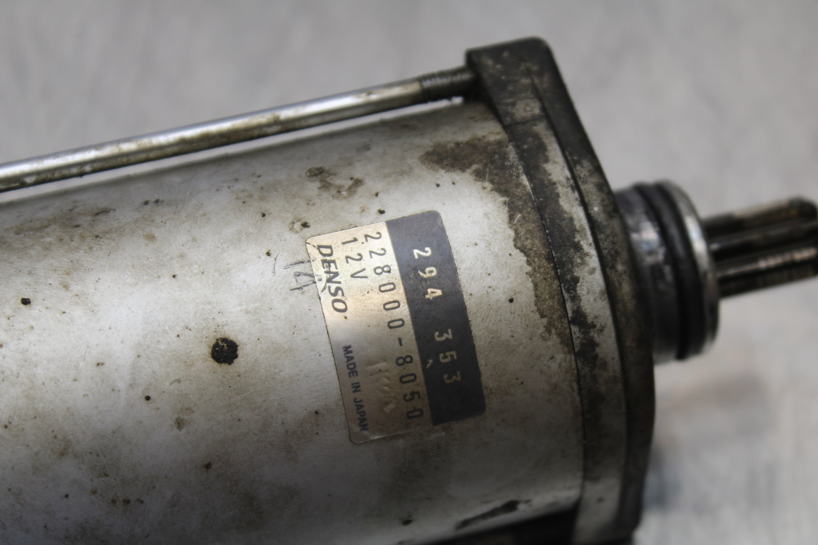 06-12 BMW F800ST ENGINE STARTING STARTER MOTOR -DC 12V BB144