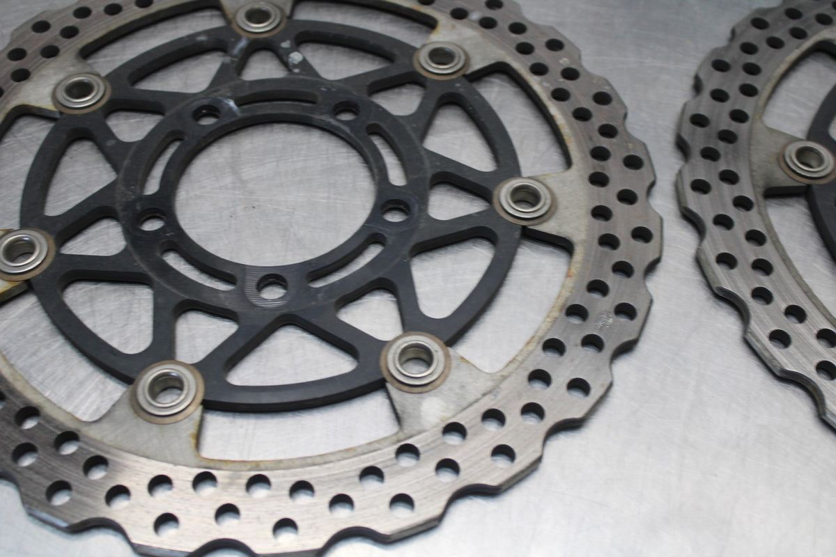 13-18 KAWASAKI NINJA ZX6R FRONT LEFT RIGHT BRAKE ROTORS DISCS BB915