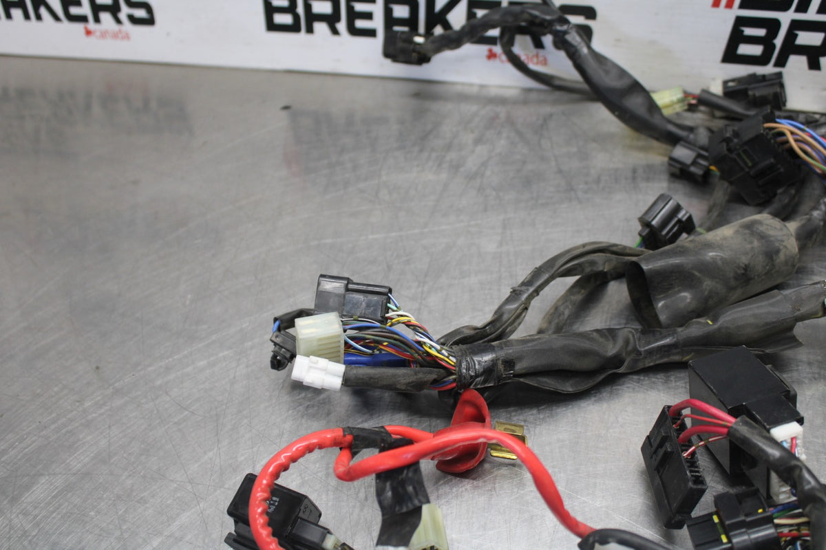 08-16 YAMAHA YZF R6 MAIN ENGINE WIRING HARNESS MOTOR WIRE LOOM BB929