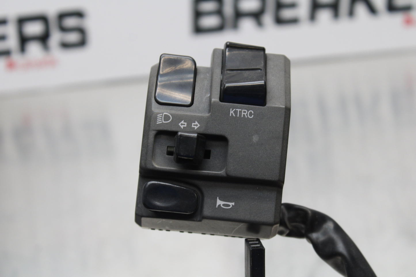 13-17 KAWASAKI NINJA ZX6R ZX636 ABS LEFT CLIP ON HORN SIGNALS SWITCH BB143