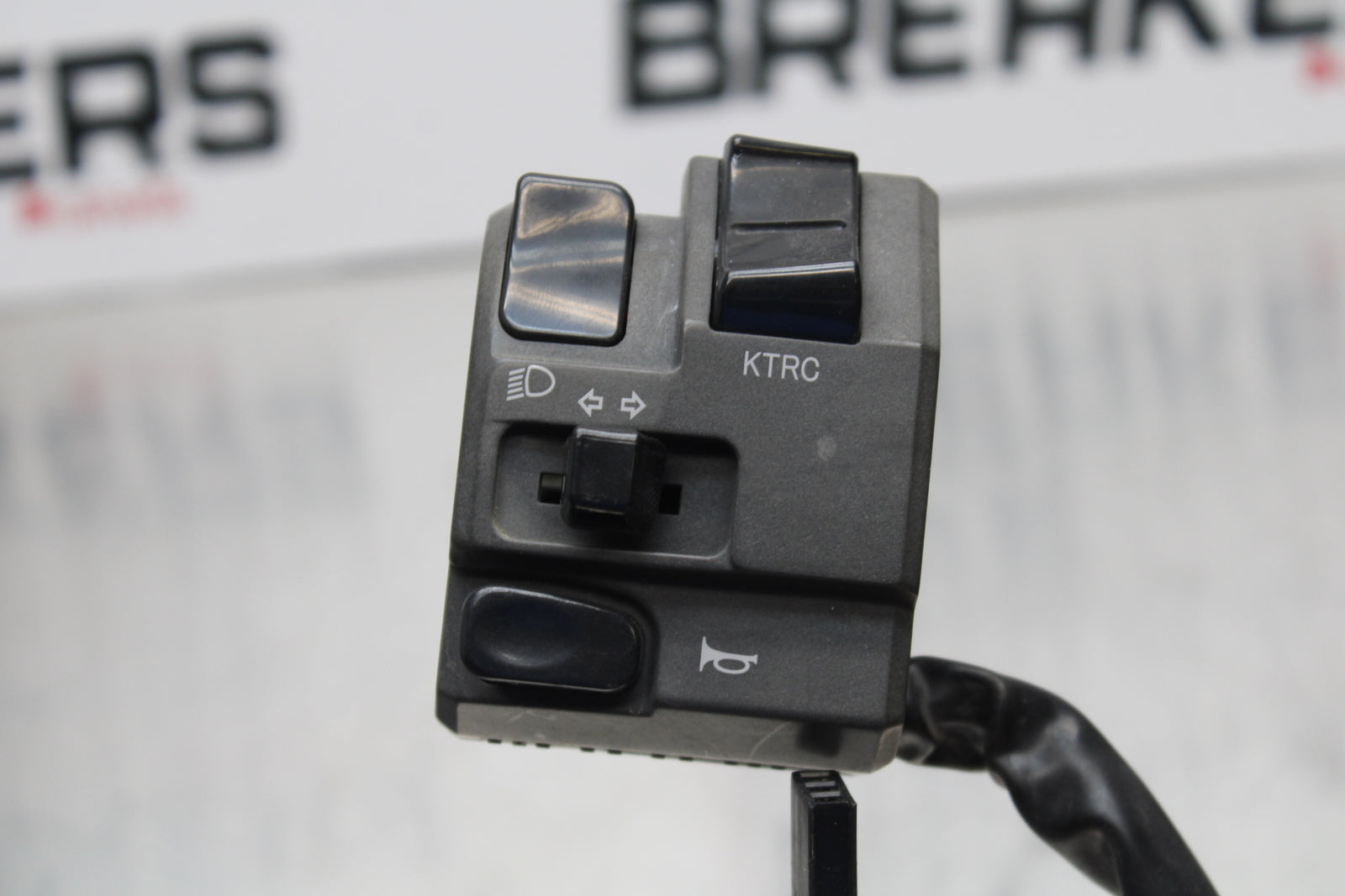 13-17 KAWASAKI NINJA ZX6R ZX636 ABS LEFT CLIP ON HORN SIGNALS SWITCH BB143