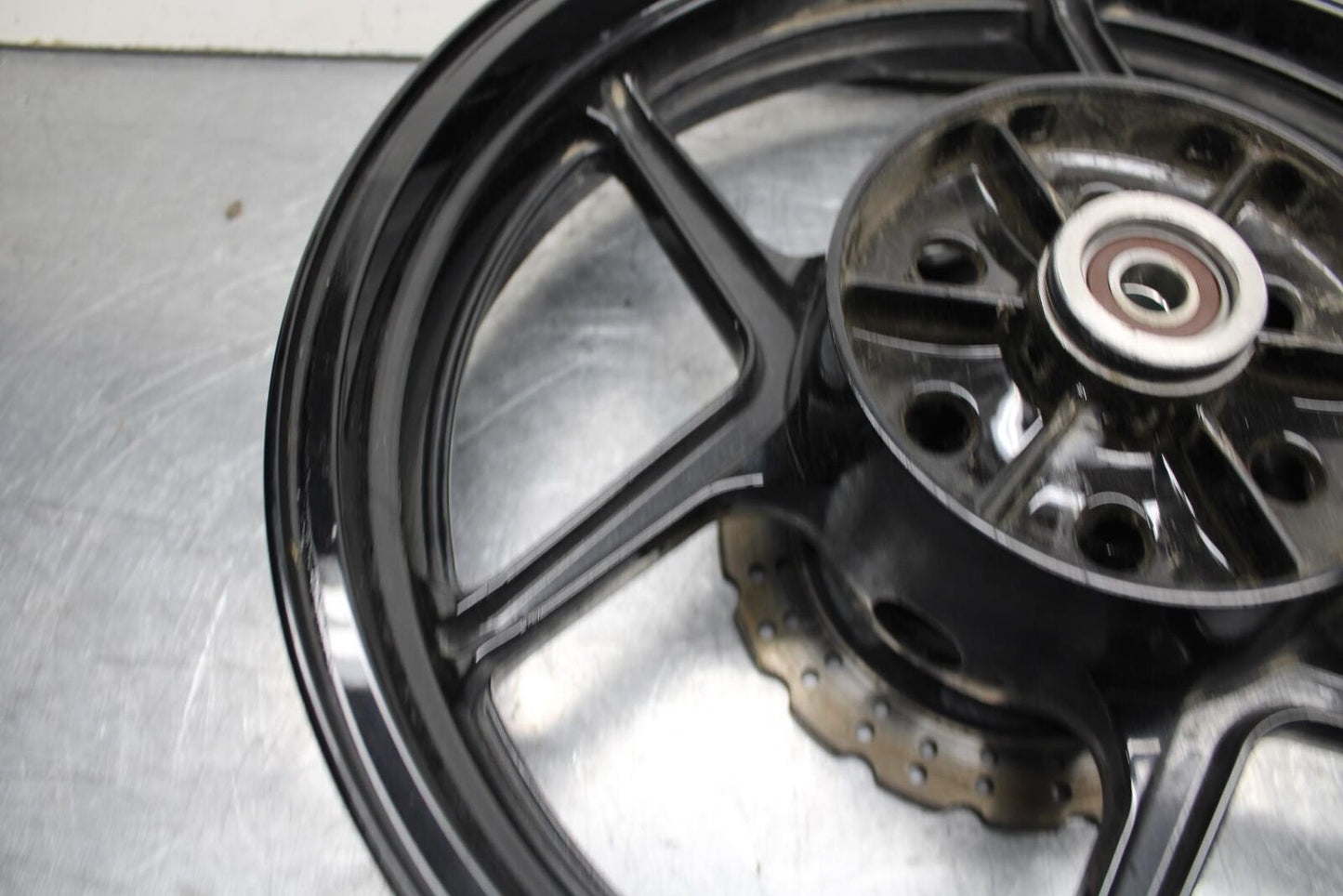 08-12 KAWASAKI NINJA 250R EX250J REAR ROTOR WHEEL RIM BRAKE DISC BB612