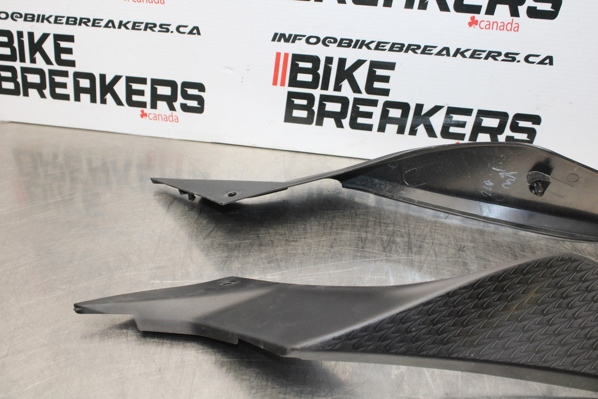 13-17 KAWASAKI NINJA 300 EX300 ABS RIGHT LEFT GAS TANK PANELS COVERS TRIM BB187