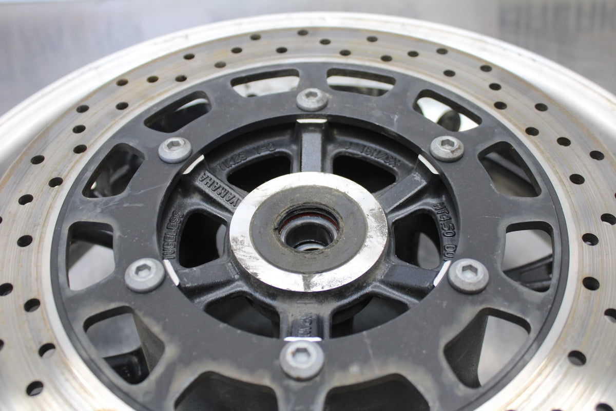 09 YAMAHA V STAR 950 REAR WHEEL BACK RIM & BRAKE DISC ROTOR BB172