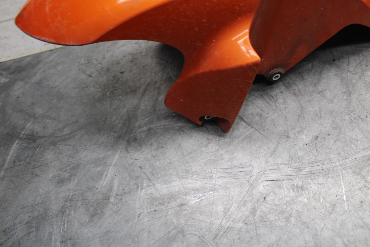 2009 Yamaha YZF R6 ORANGE FRONT WHEEL FENDER COWL FAIRING BB532