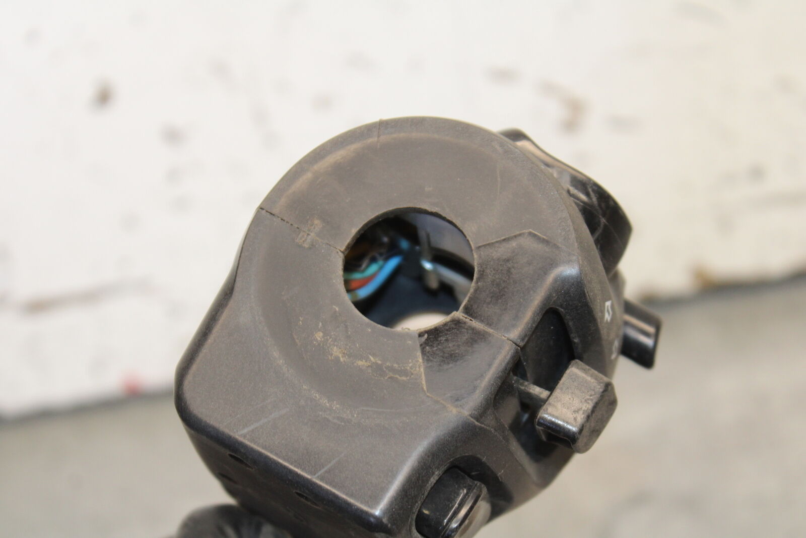 07-09 YAMAHA FZ6 LEFT CLIP ON HANDLE HORN SIGNALS SWITCH SWITCHES BB713