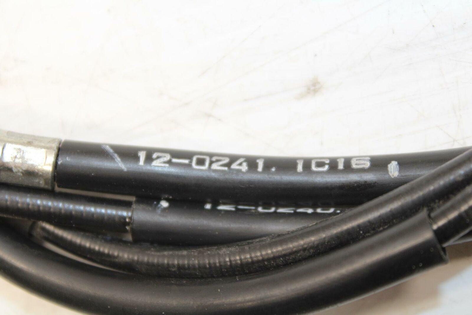 11-12 KAWASAKI NINJA 400 EX400 C THROTTLE CABLES LINES BB358