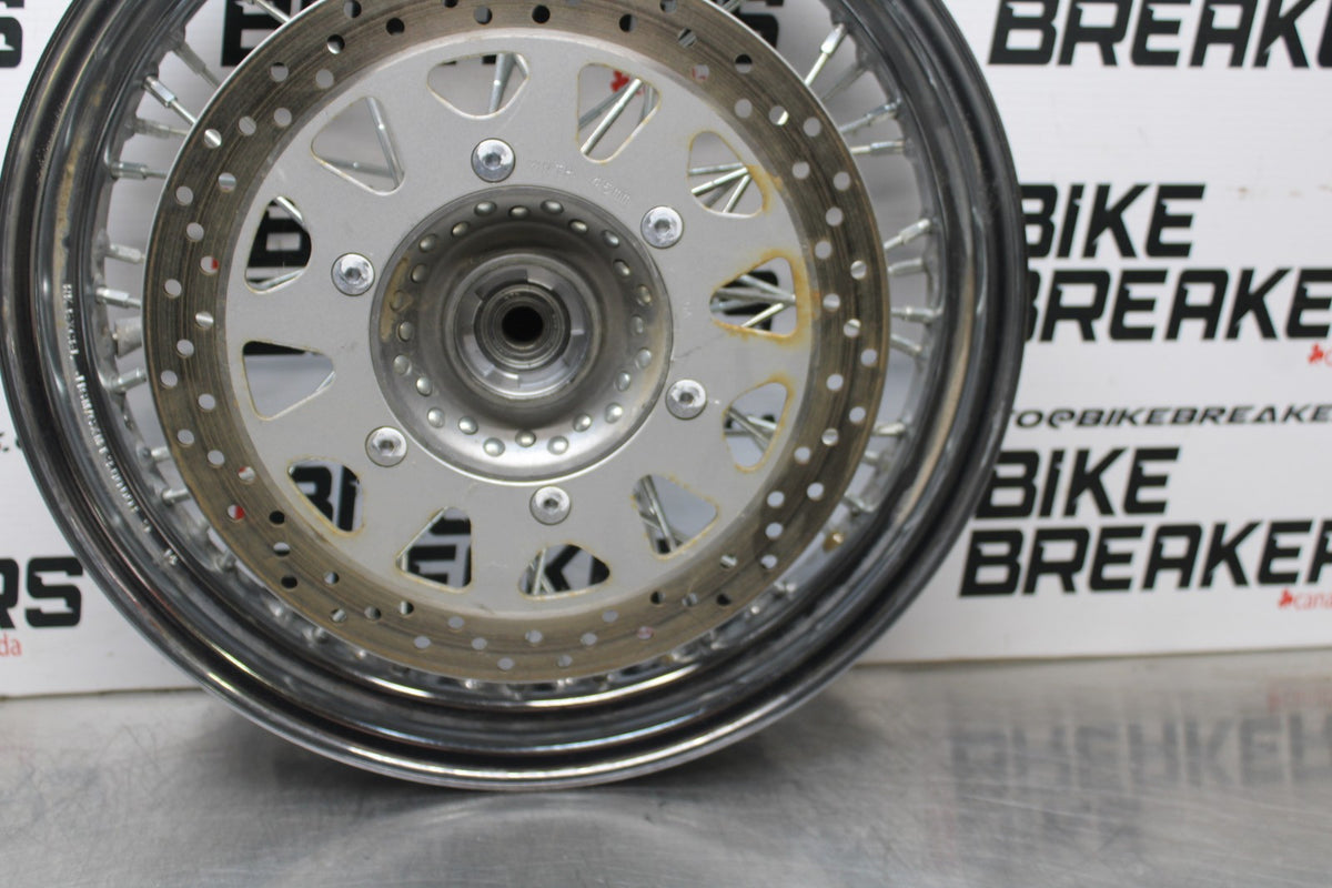 15 SUZUKI BOULEVARD C50 FRONT WHEEL FRONT RIM & ROTOR BB775