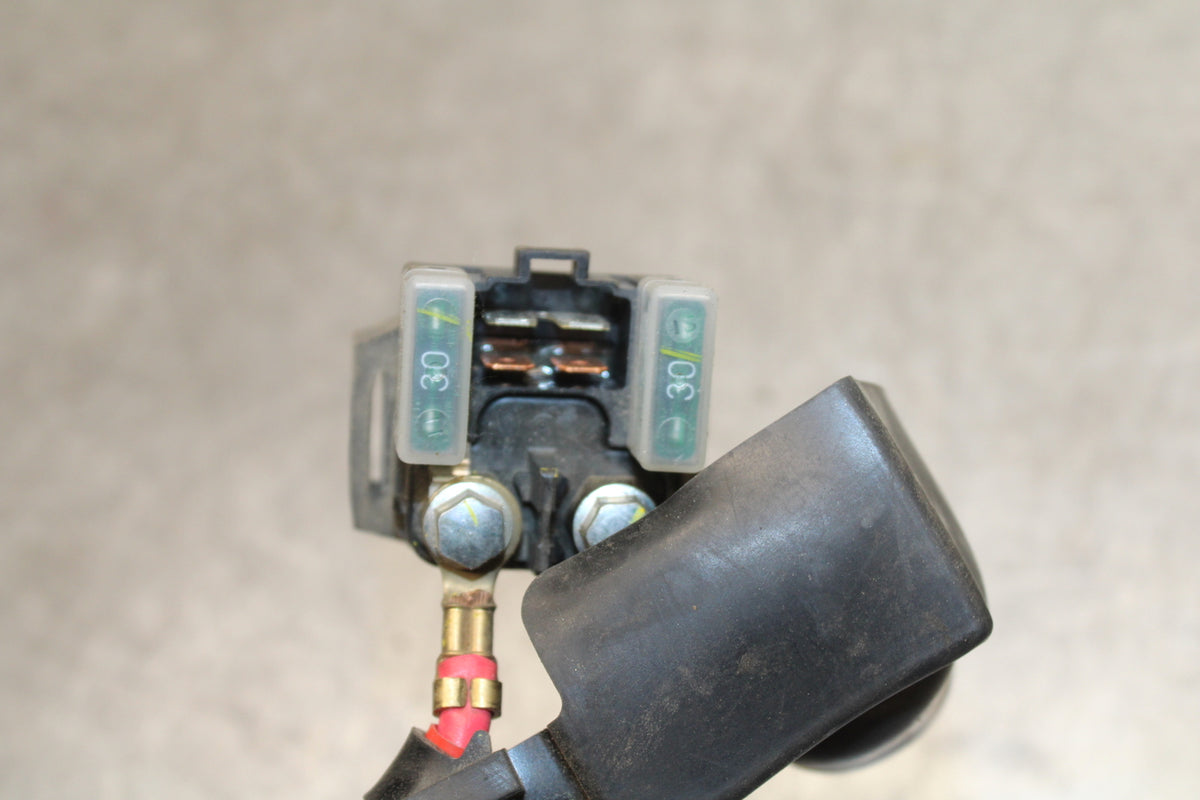 09-15 YAMAHA FZ6R ENGINE STARTER RELAY STARTING MOTOR 4SV-81940-12-00  BB719