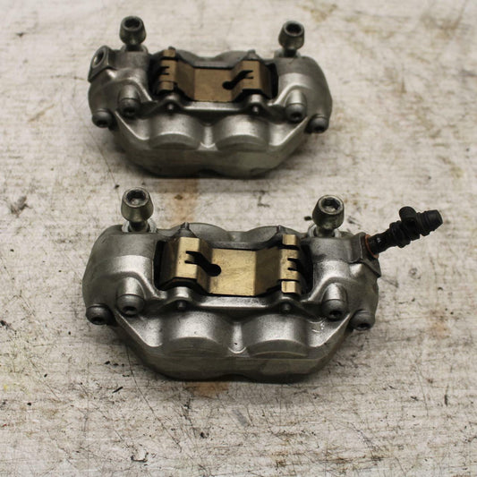 08-10 DUCATI 848 RIGHT LEFT FRONT BRAKE CALIPER SET PAIR CALIPERS BB369