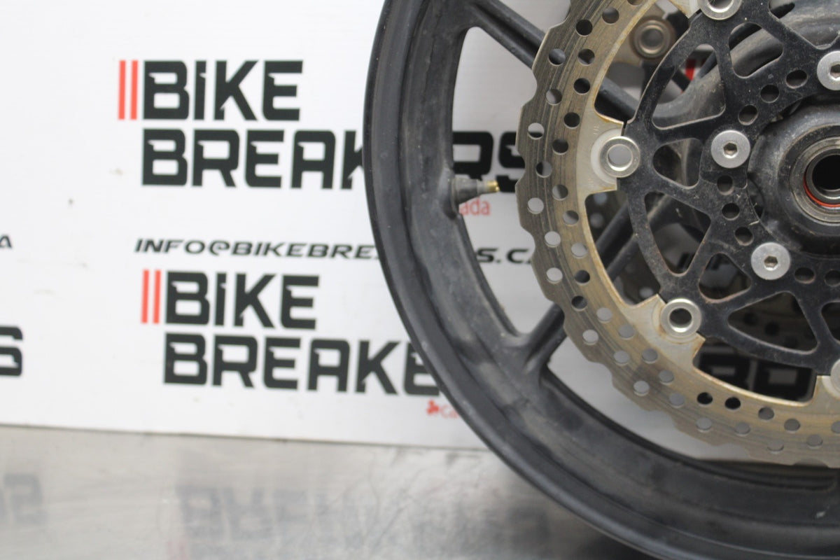 07 KAWASAKI NINJA 650 EX650 FRONT WHEEL FRONT RIM & ROTOR BB844