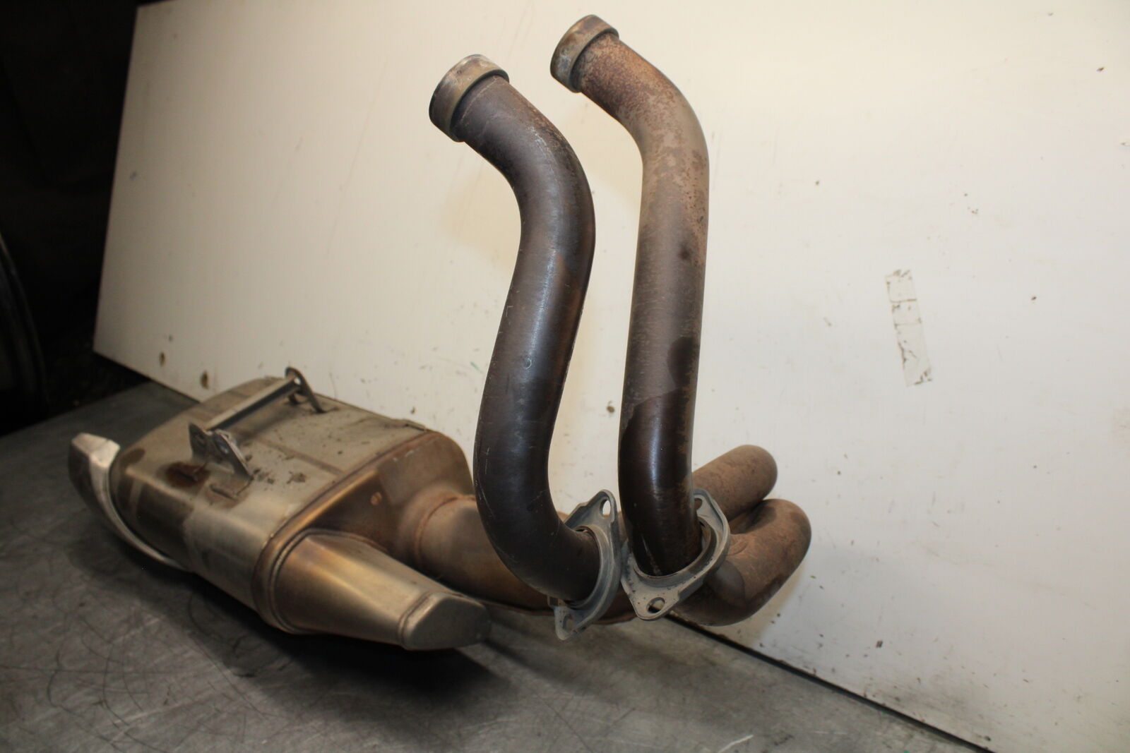 12-17 KAWASAKI ER-6N Z650 FULL EXHAUST SYSTEM HEADERS PIPE MUFFLER BB709