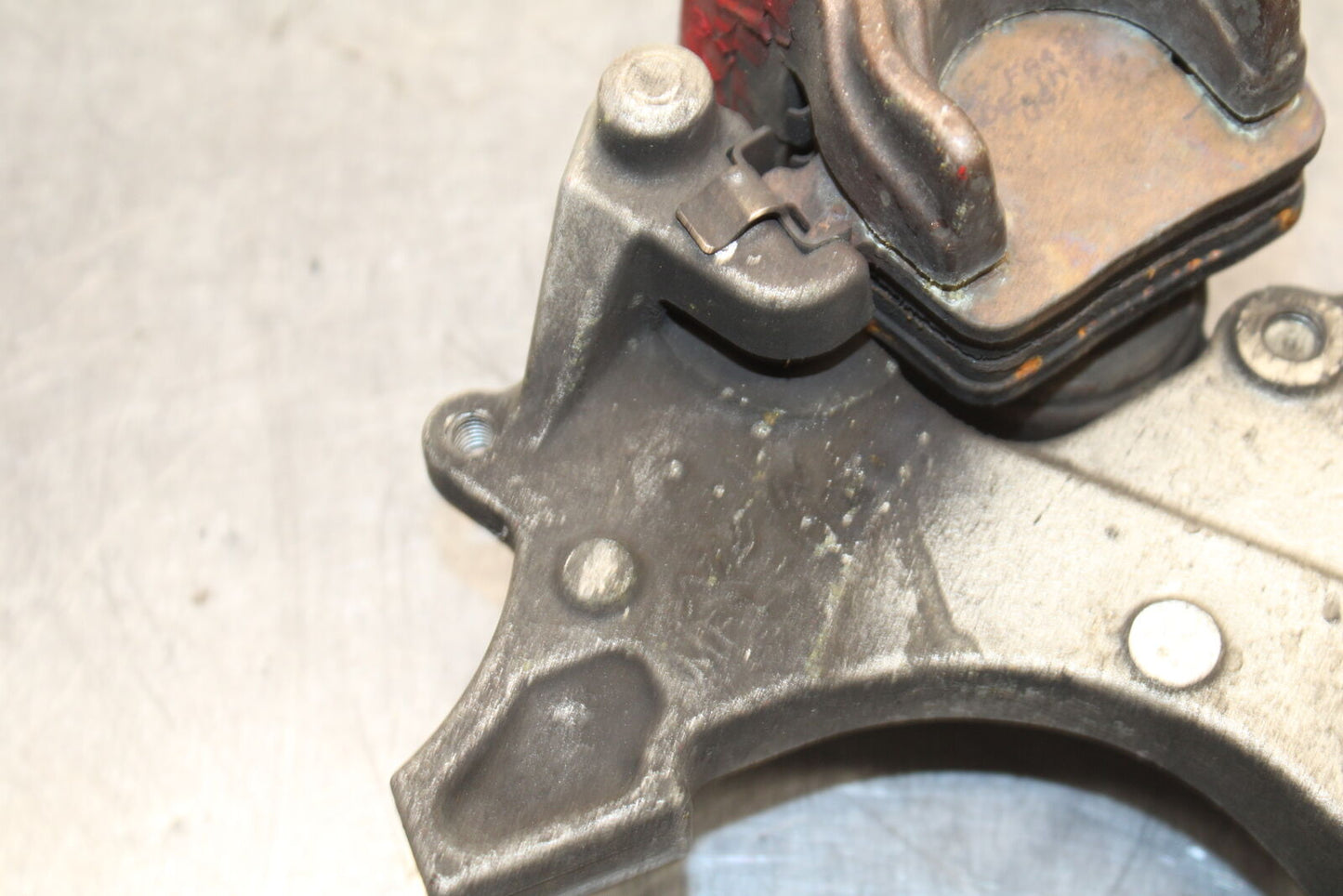 12-16 HONDA CBR1000RR REAR BACK BRAKE CALIPER W MOUNT BRACKET BB114