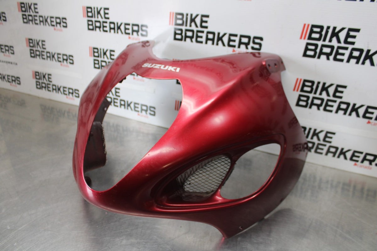 99-07 SUZUKI HAYABUSA GSX1300R OEM FRONT UPPER NOSE FAIRING COWL SHROUD BB002